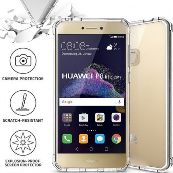 Silikoninis-Anti shock dėklas (Huawei P9 LITE 2017/HONOR 8 LITE)